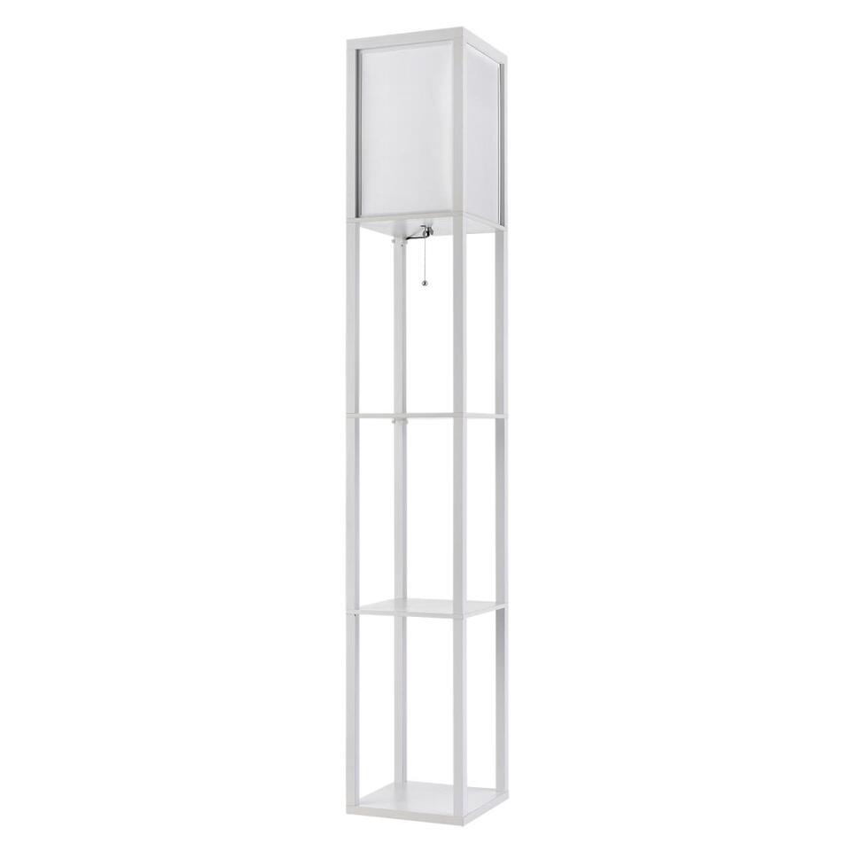 Фото №12  Торшер LUMION 8089/1F COMFI LN26 459 белый, дерево/текстиль Торшер Е27 1*60W 220V PRACTIC