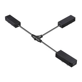 Фото NOVOTECH 135314 PORT NT25 206 черный Гибкий токопроводящий соединитель "T" IP20 90-240V VECTOR
