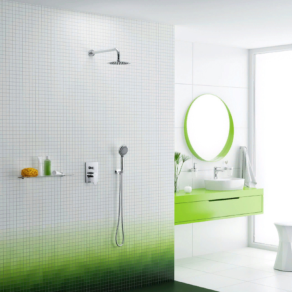 Фото №4  EXCELLENT (РАСПРОДАЖА) Смеситель для душа скрытого монтажа Oxalia AREX.9045CR (хром)