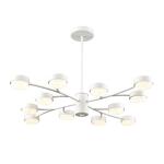 Превью фото №7  Люстра LUMION 8265/12 COMFI LN26 233 металл, белый Люстра GX53 LED 12*7W 220V TORINA