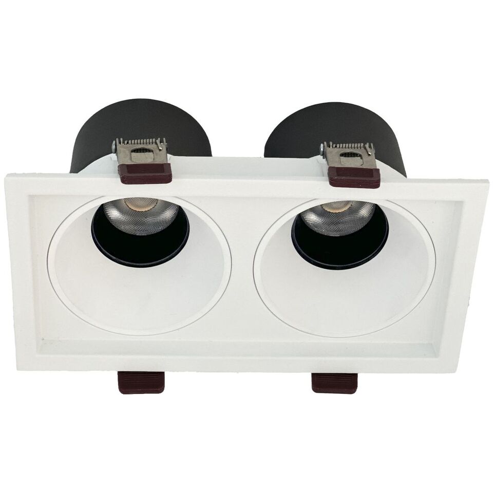 Фото №1  WTD.O21.000.30.20 WERTMARK TECHNICAL DORSUM светильник точечный встраиваемый, LED, 2x10W, 3000K