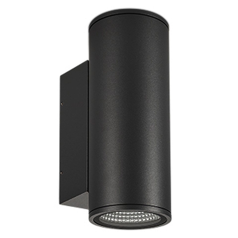 Фото №1  Arlight Светильник LGD-FORMA-WALL-TWIN-R90-2x12W Warm3000 (BK, 44 deg, 230V) ( IP54 Металл, 3 года)