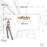 Превью фото №10  Подвесной светильник 10396/1200R Подвесной светильник LOFT IT Escama