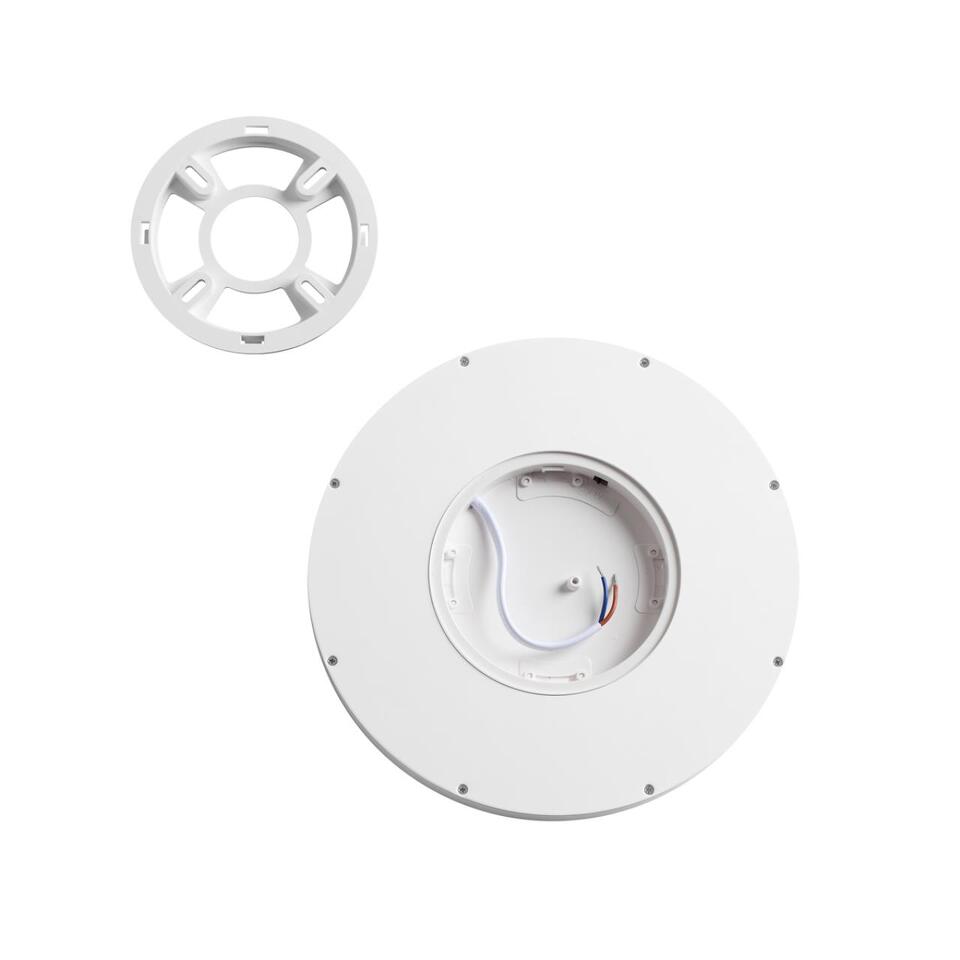 Фото №12  SONEX 7661/18L MITRA LED SN 555 Светильник пластик/белый LED 18Вт 3000/4000K D230 IP40 OMEGA WHITE
