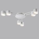 Превью фото №6  Люстра LUMION 8235/6C COMFI LN26 242 белый, металл Люстра потолочная LED GX53 6*12W 220V GARETA