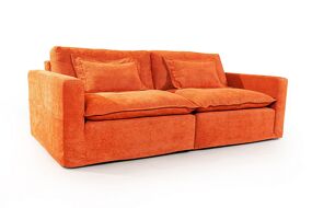 Фото Top concept Айленд диван рогожка оранжевый