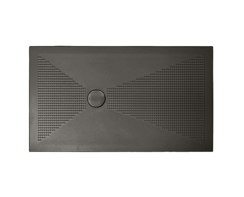 Фото №10  UPC814 / UPCM814 Althea душевой поддон 80х140, 3 см  Матовое железо Plus-Ton®
