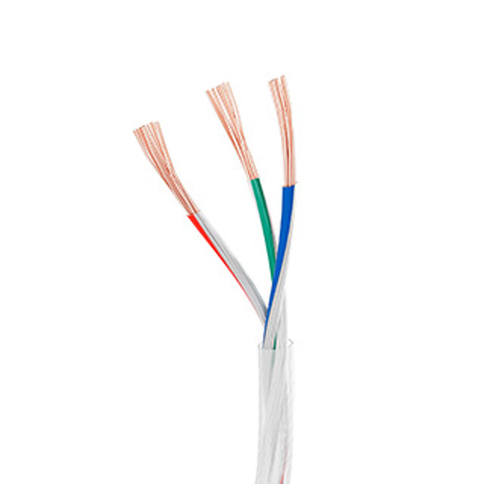 Фото №1  Arlight Провод питания ARL-20AWG-CLEAR-3Wire-CU-Double (3x0.75mm) ( -)