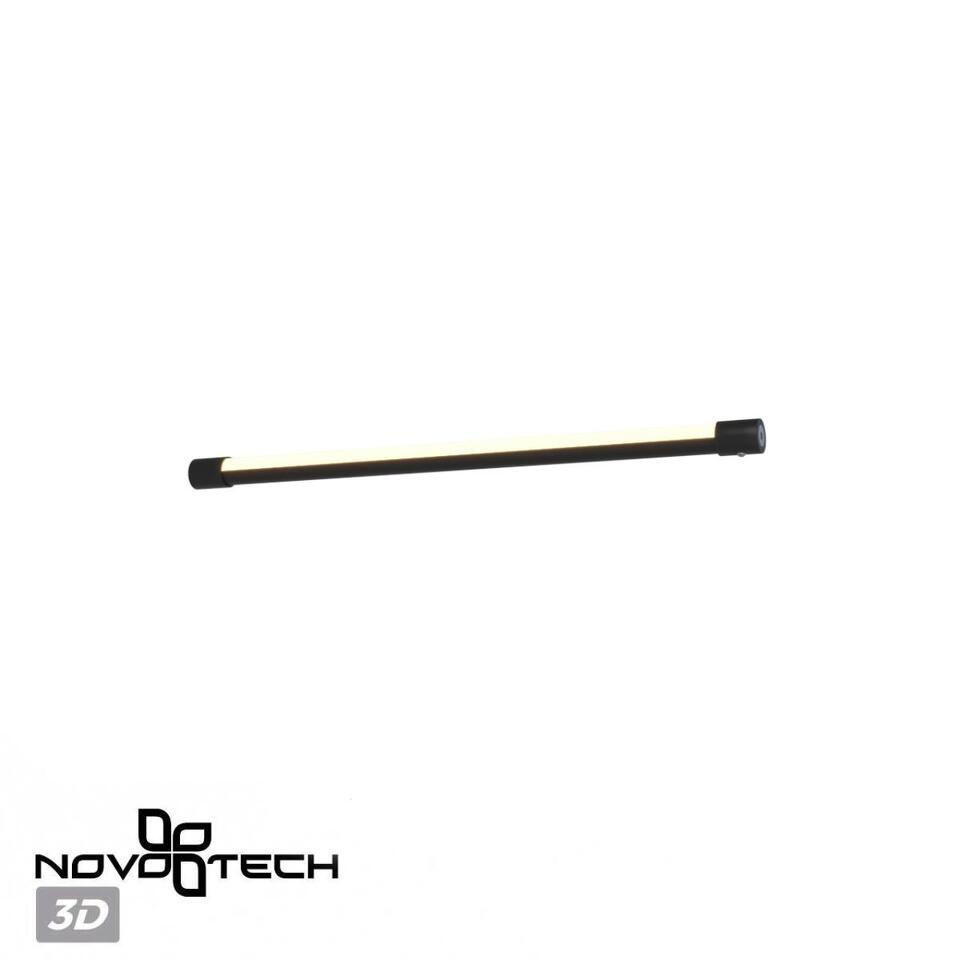 Фото №7  NOVOTECH 359344 KONST NT24 048 черный Светильник линейный светодиодный IP20 LED 6W 170-265V 4000K 480Лм VITZ