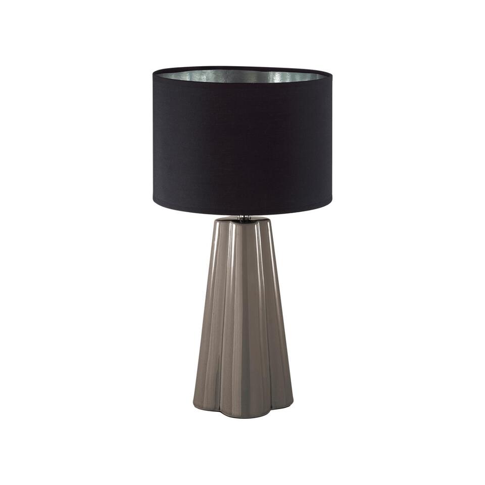 Фото №7  Настольная лампа LUMION 8125/1T COMFI LN26 478 черный/серый, керамика/текстиль Настольная лампа E27 1*60W 220V HINAMI