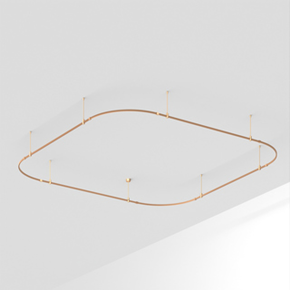 Фото №1  Arlight Основание ART-APRIORI-QUADRAT-SOFT-ROD-400-3500x3500 (GD) ( IP20 Металл, 3 года)