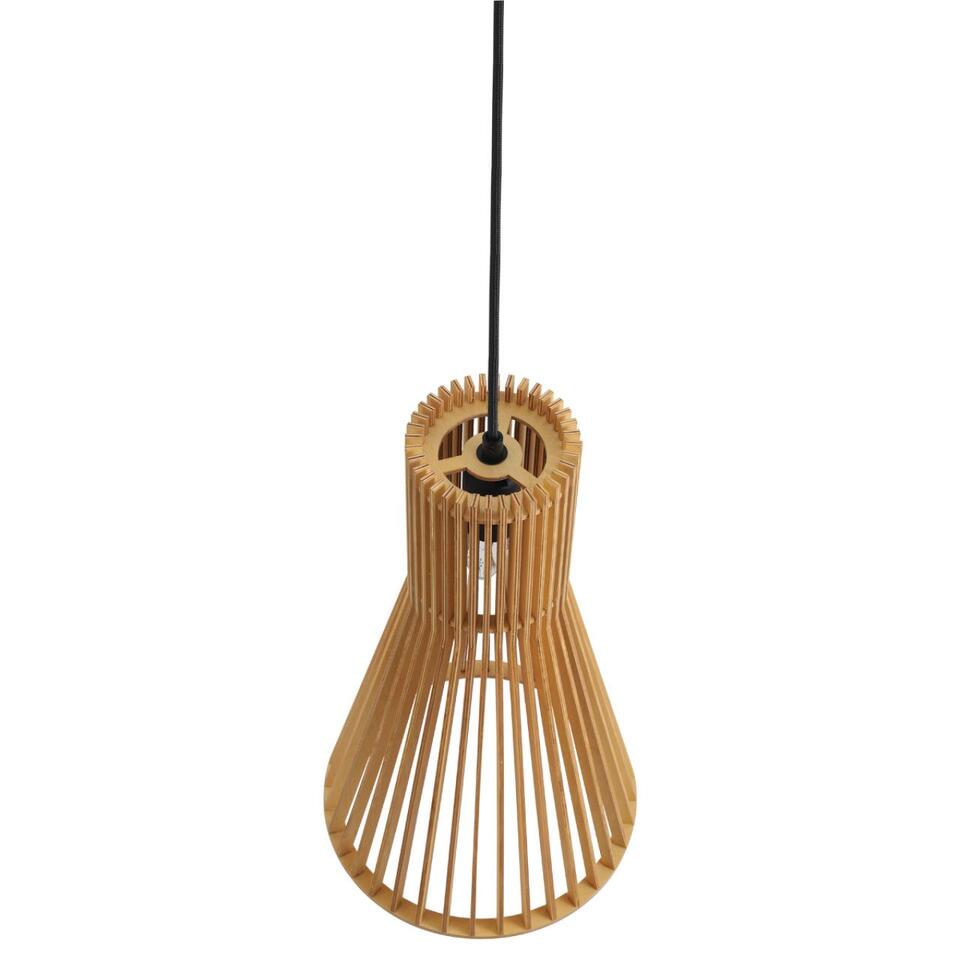 Фото №6  Подвесной светильник LUMION 8384/1A ECO LN26 323 бежевый дерево Подвес E27 60W 220V GERDA