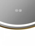 Превью фото №29  Watersense Зеркало Lina Supernova Gold D80, LED подсветка, сенсор, антипар T20123