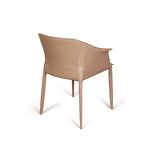 Превью фото №8  Top concept Стул с подлокотниками Джио, кожа хаки-тауп