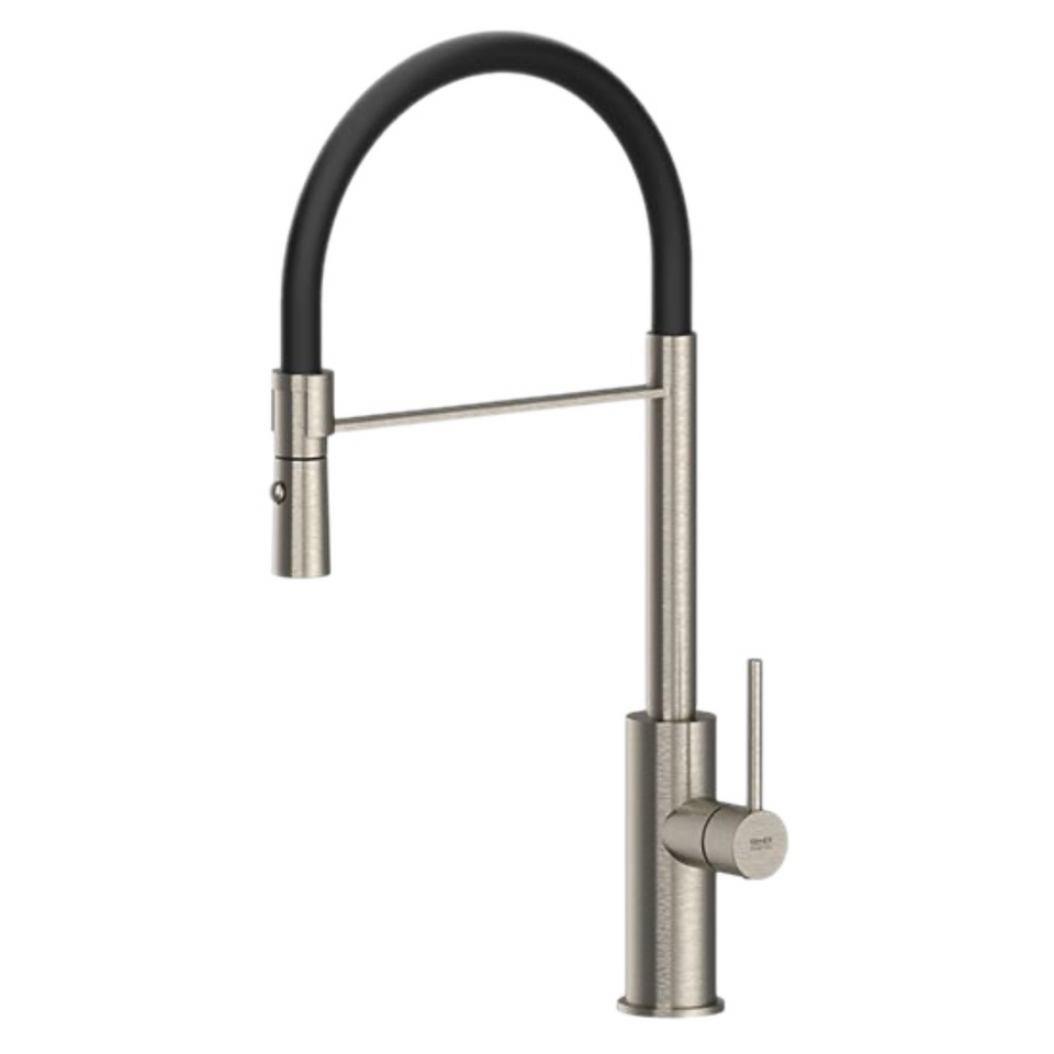 Фото №2  Смеситель для кухни Remer X Style INOX SSX541, нержавеющая сталь