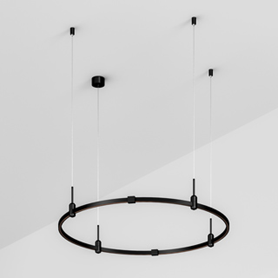 Фото №1  Arlight Основание ART-APRIORI-ROUND-HANG-R1000 (BK) ( IP20 Металл, 3 года)