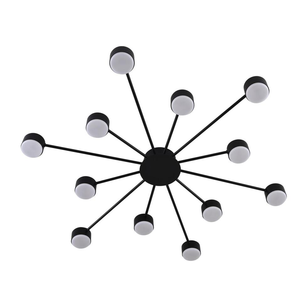 Фото №7  Люстра LUMION 8344/12C COMFI LN26 251 черный, металл Люстра GX53 LED 12*7W 220V TORINA