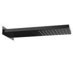 Превью фото №1  Верхний душ настенный 50x20 см Remer 350SSCANOX, черный матовый