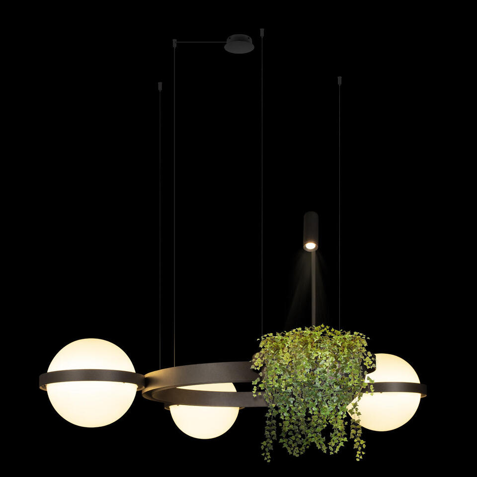 Фото №6  Подвесной светильник 10121/3 Dark grey Подвесной светильник LOFT IT Jardin