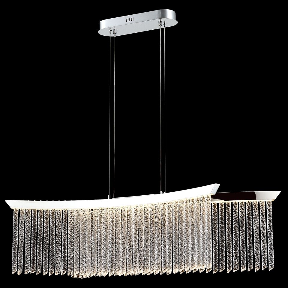 Фото №1  Подвесной светильник WE465.02.143 WERTMARK HELMA светильник подвесной, LED, 2x38W, 3000K