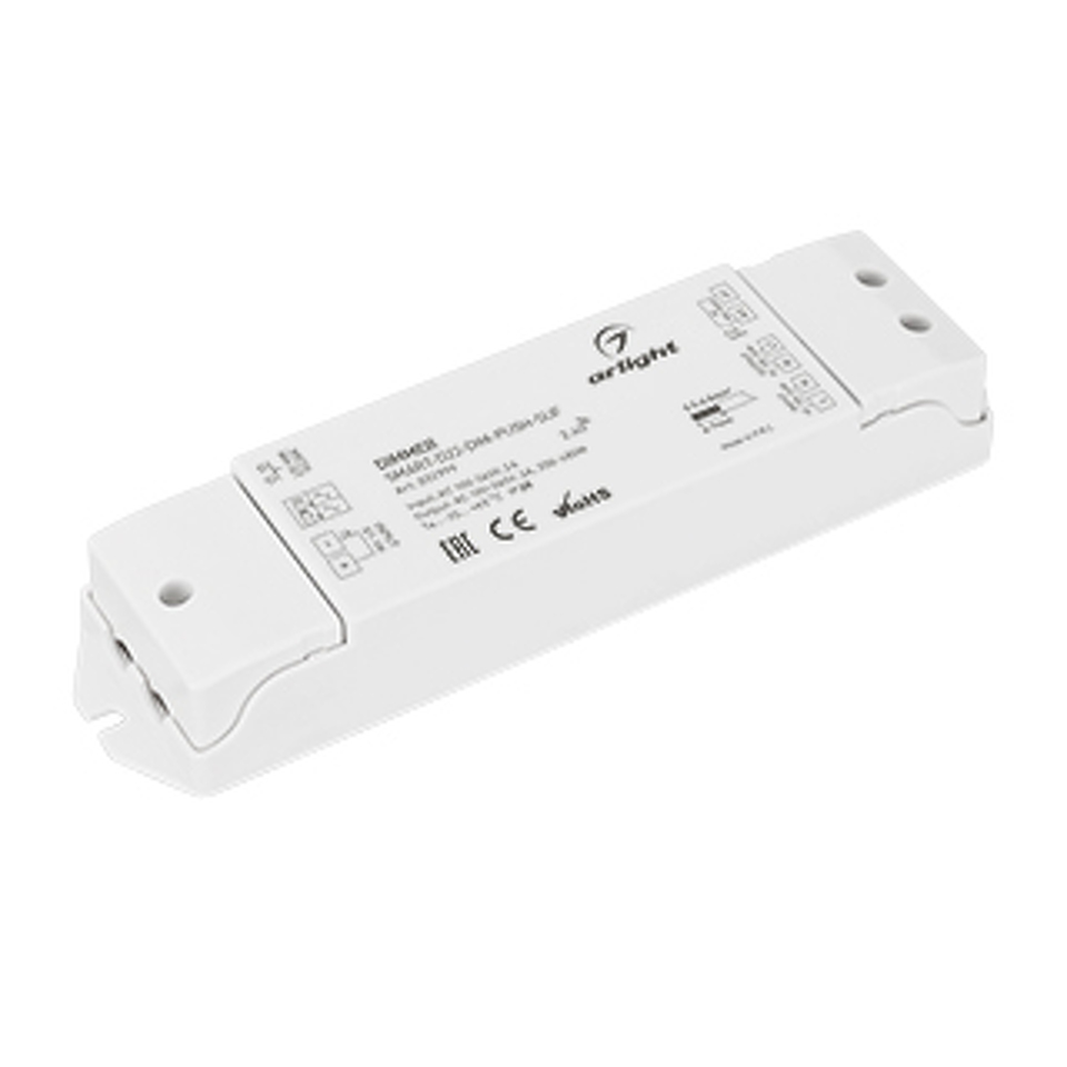 Фото №1  Arlight Диммер SMART-D22-DIM-PUSH-SUF (230V, 2A, TRIAC, 2.4G) ( IP20 Пластик, 5 лет)
