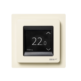 Фото Терморегулятор DEVIreg™ Touch с комбинацией датчиков, бежевый, 16А