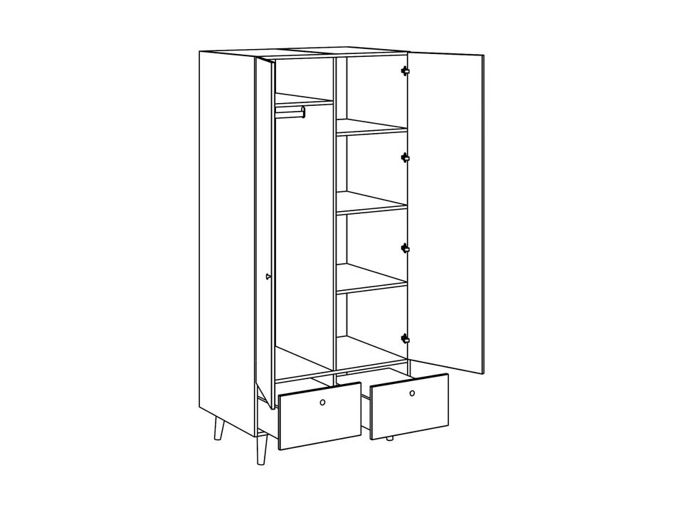 Фото №7  Шкаф OGOGOHOME Шкаф Frida