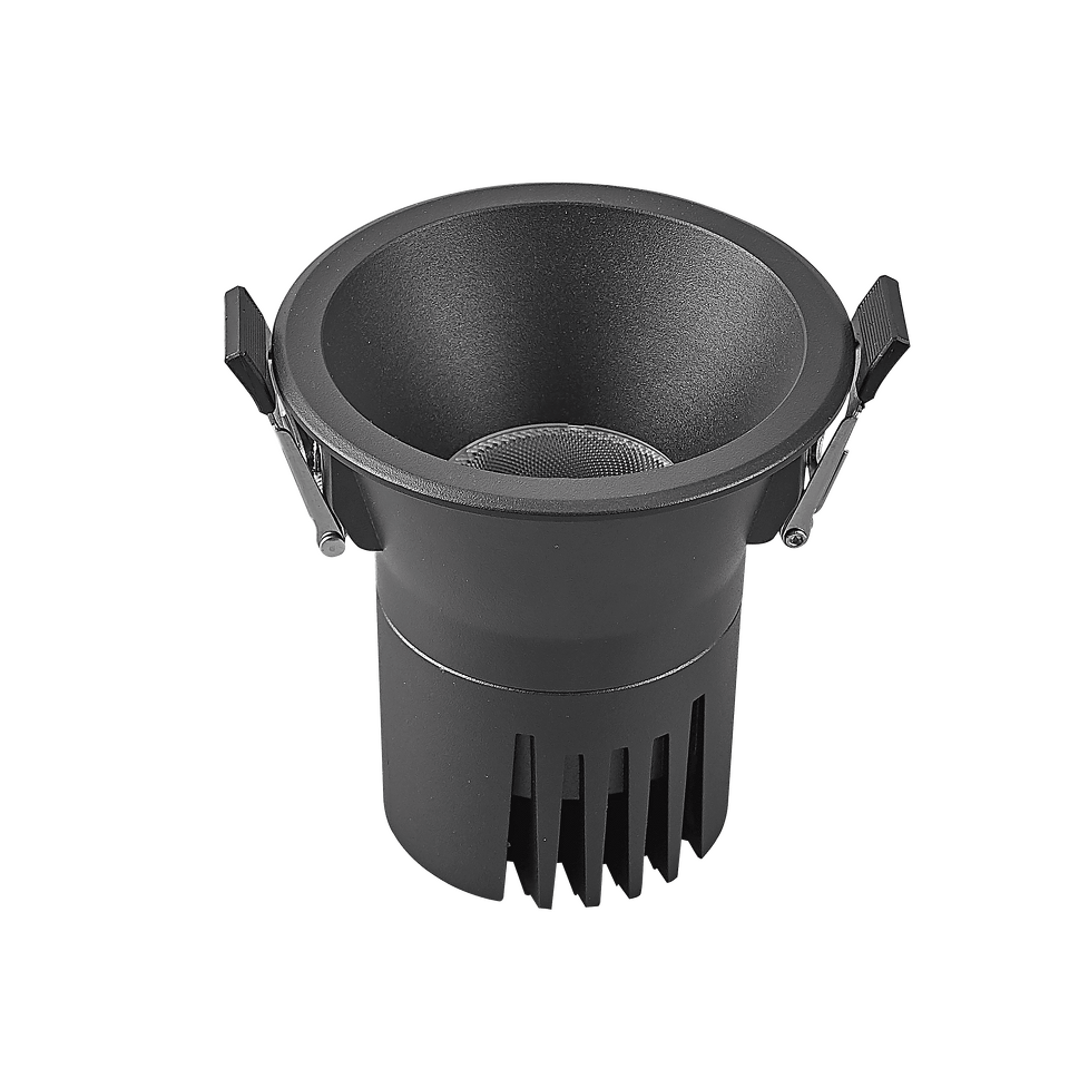 Фото №1  Arlight Светильник MS-FLOW-BUILT-R85-12W Warm3000 (BK, 15 deg, 230V) ( IP20 Металл, 5 лет)
