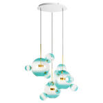 Превью фото №8  Подвесной светильник 2027-D3 Blue Подвесной светильник LOFT IT Bolle
