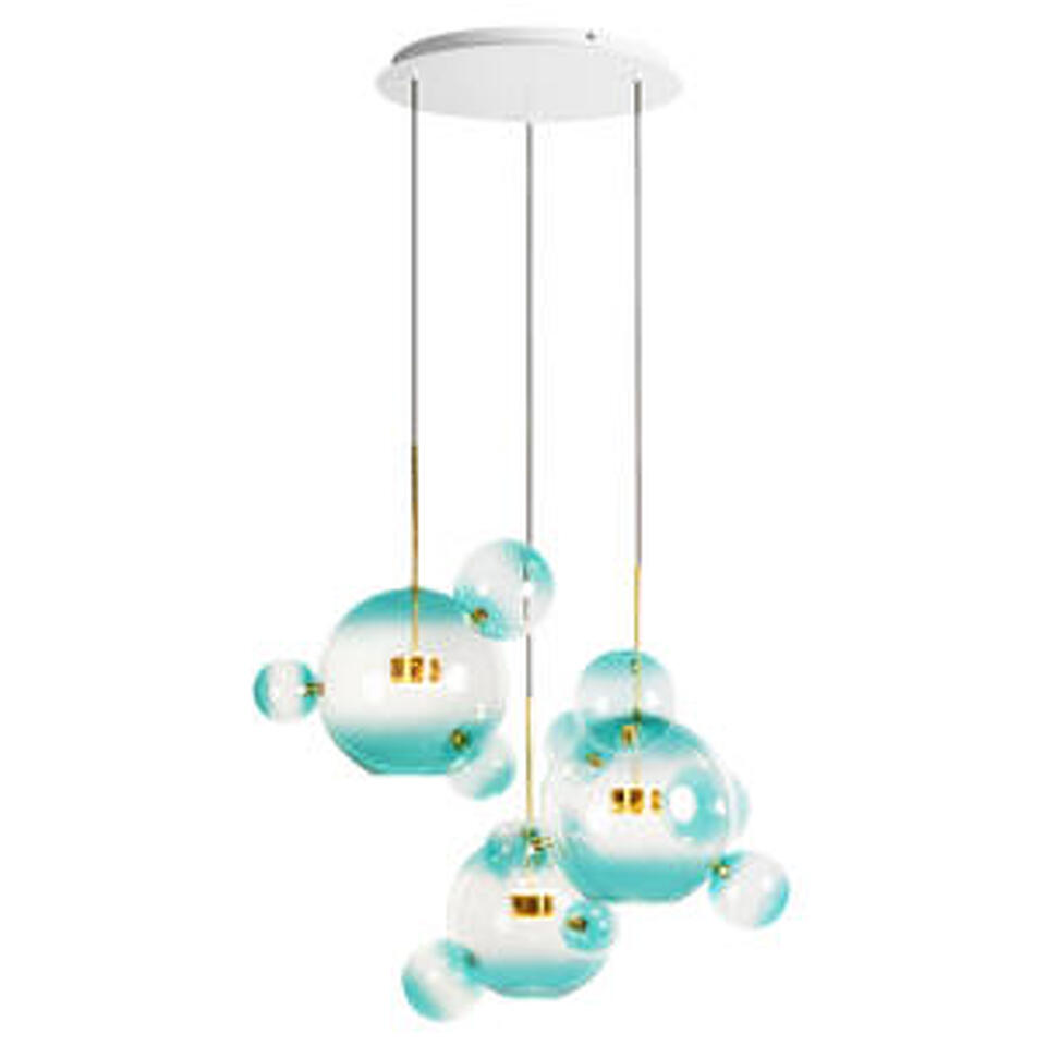 Фото №8  Подвесной светильник 2027-D3 Blue Подвесной светильник LOFT IT Bolle
