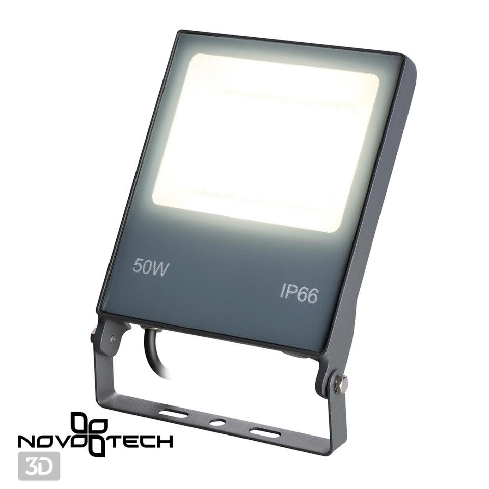 Фото №3  NOVOTECH 358579 STREET NT21 764 темно-серый Ландшафтный светильник (прожектор) IP66 LED 50W 4000K 100-300V ARMIN