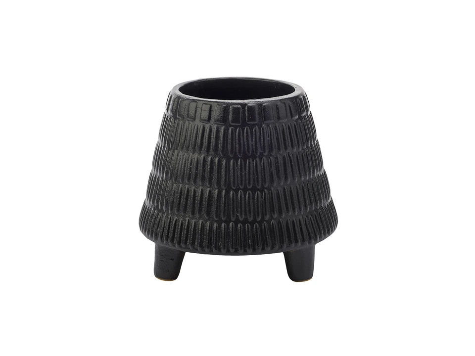 Фото №1  OGOGOHOME Ваза Carved Black