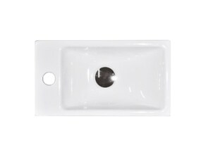 Фото 40216 Small раковина накладная 22x40,5 см  Матовый белый Plus-Ton®