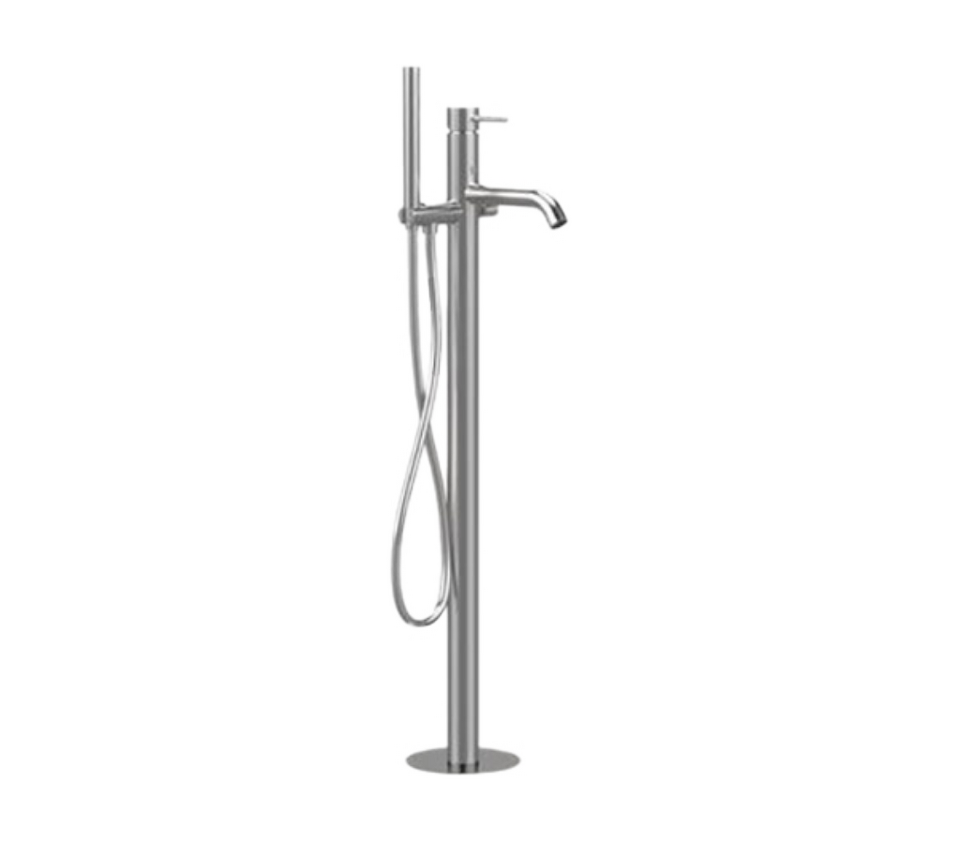 Фото №2  Смеситель для ванны Remer X Style INOX SSX08, нержавеющая сталь