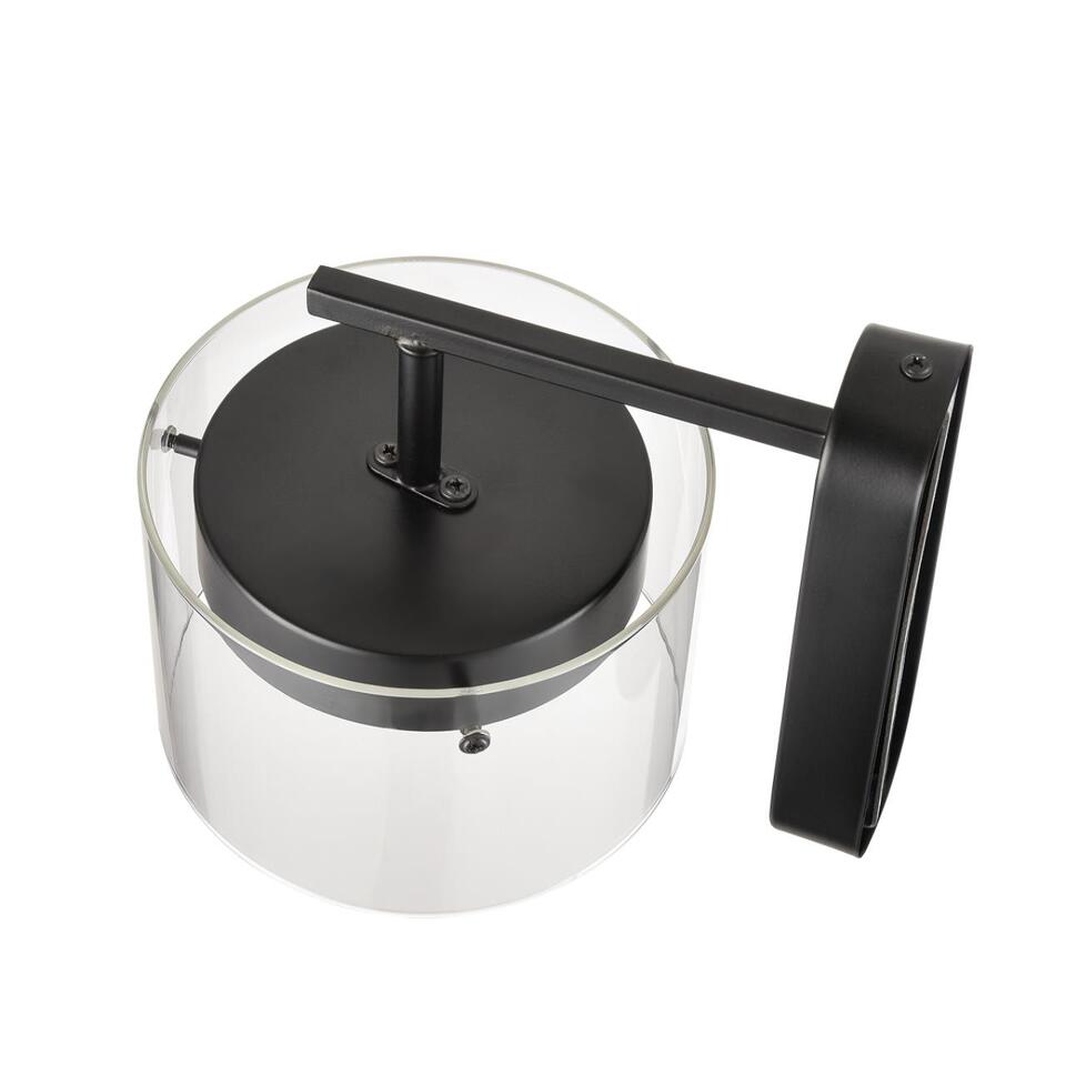Фото №8  LUMION 8232/1WY УЦЕНКА(НЕВОЗВРАТНЫЙ ТОВАР) COMFI LN25 000 черный/прозрачный, металл/стекло Бра LED GX70 1*10W 220V NATALINA