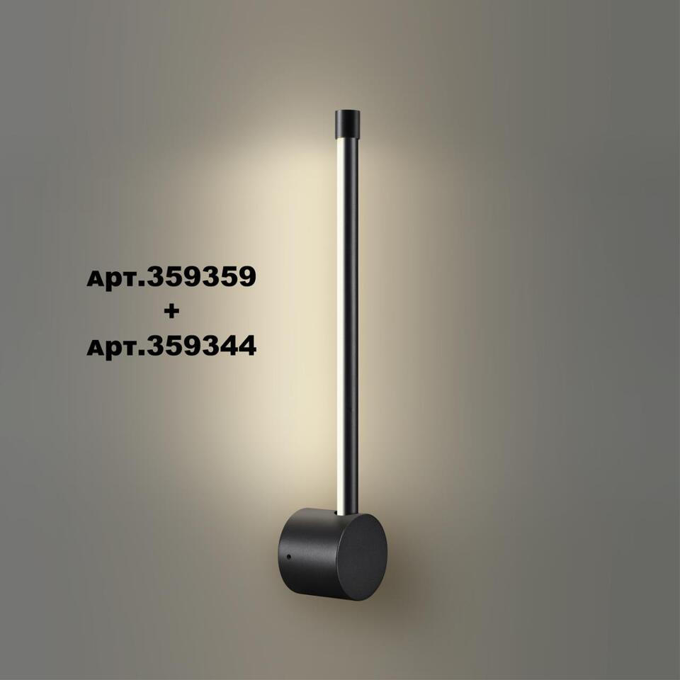 Фото №7  NOVOTECH 359344 KONST NT24 048 черный Светильник линейный светодиодный IP20 LED 6W 170-265V 4000K 480Лм VITZ
