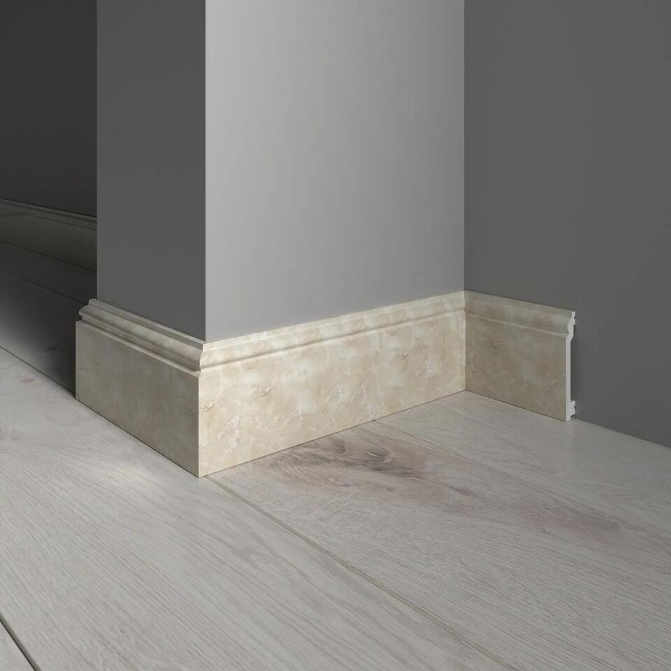 Фото №4  Плинтус Decor-dizayn 701-10/Плинтус (100х16x2400мм)/16, шт