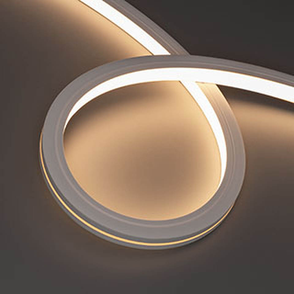 Фото №1  Arlight Лента герметичная MOONLIGHT-TOP-X280-16x16mm 24V Warm3000 (10 W/m, IP67, 15m, wire x1) ( Вывод боковой, 5 лет)