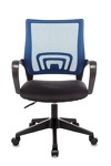 Превью фото №5  Кресло Кресло офисное TopChairs ST-Basic сетка/ткань синий