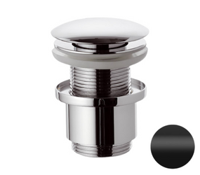 Фото Донный клапан без перелива 1”1/4 Remer 904CC2114NO, черный матовый