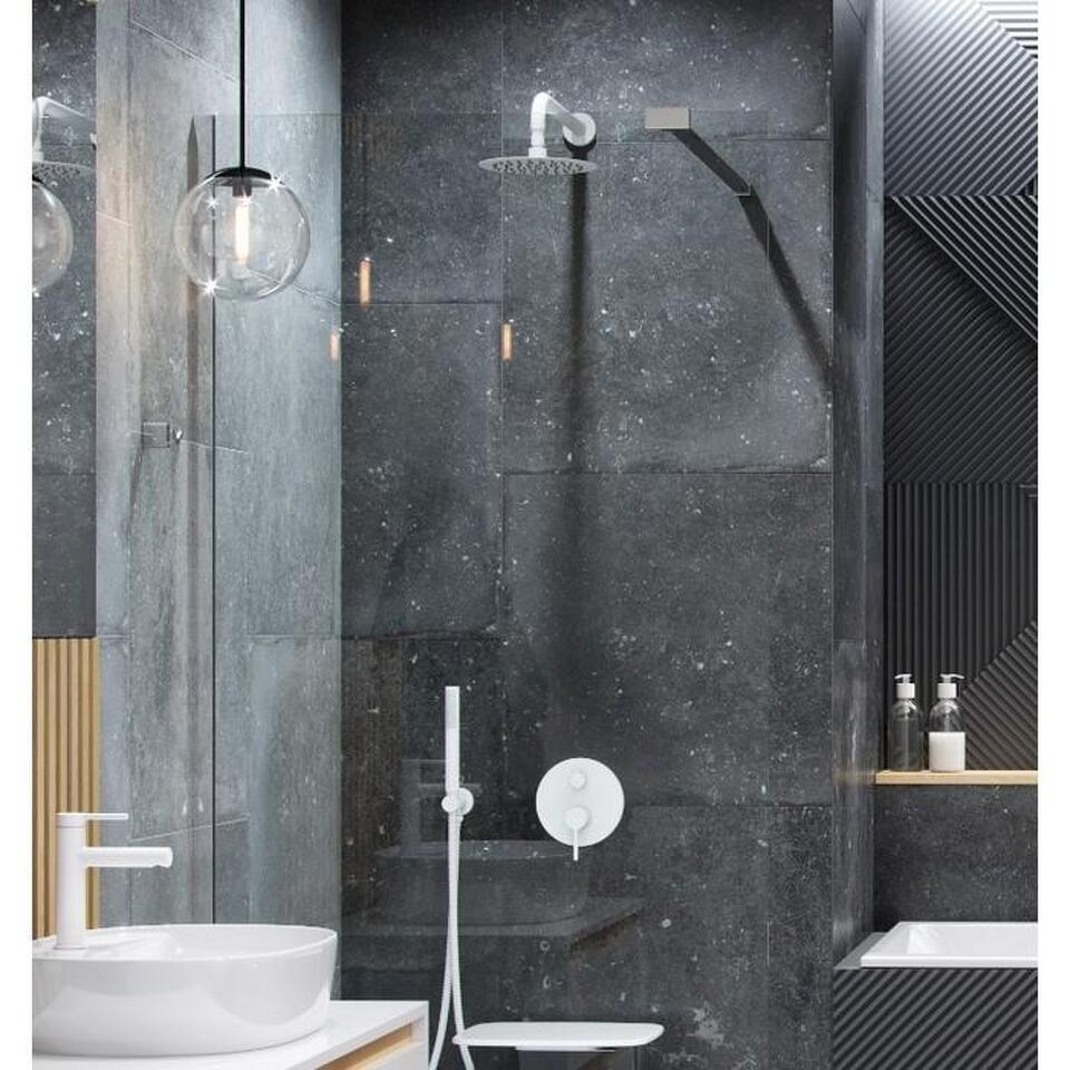 Фото №4  EXCELLENT Система для душа скрытого монтажа Pi AREX.SET.1245WH (белый мат)