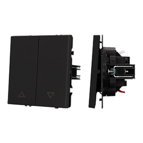 Фото Arlight Механизм выключателя управления шторами SWT-NOBE-MKR2-SFPL-BK (230V, 10A) ( Черный оникс)