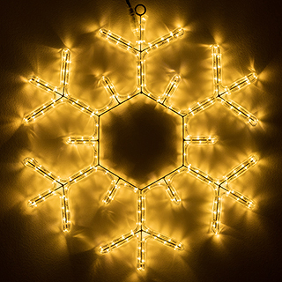 Фото №1  Ardecoled Фигура светодиодная ARD-SNOWFLAKE-M5-600x600-360LED Warm (230V, 20W) ( IP65)