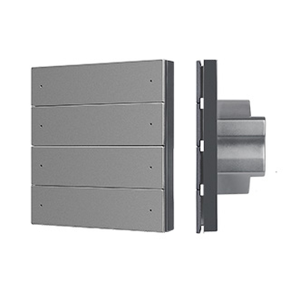 Фото №1  IARL INTELLIGENT ARLIGHT Кнопочная панель SMART-ZB-801-22-1G-8SC-MULTI-IN Grey (230V) ( IP20 Пластик, 5 лет)