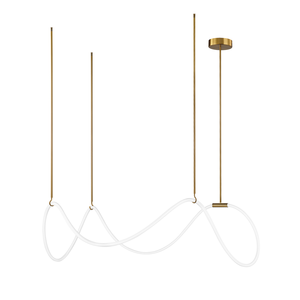 Фото №8  Подвесной светильник 10388P/C Brass Подвесной светильник LOFT IT Thread