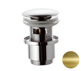Фото Донный клапан с переливом 1”1/4 Remer 905CC2114VO, латунь состаренная