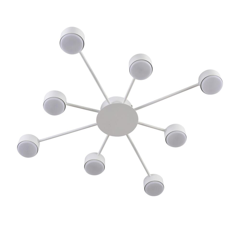 Фото №6  Люстра LUMION 8343/8C COMFI LN26 252 белый, металл Люстра GX53 LED 8*7W 220V TORINA