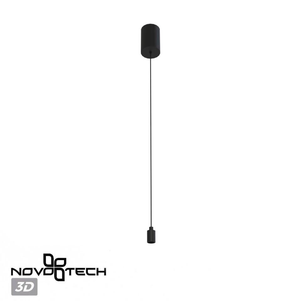Фото №8  Подвесной светильник NOVOTECH 359359 KONST NT24 052 черный Корпус накладной с драйвером для подвесного вертикального монтажа светильников 359343-359358 IP20 8-24W 170-265V VITZ