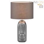 Превью фото №1  Настольная лампа LUMION 8146/1T MODERNI LN26 474 серый, керамика/текстиль Настольная лампа Е27 1*60W 220V AKIVI