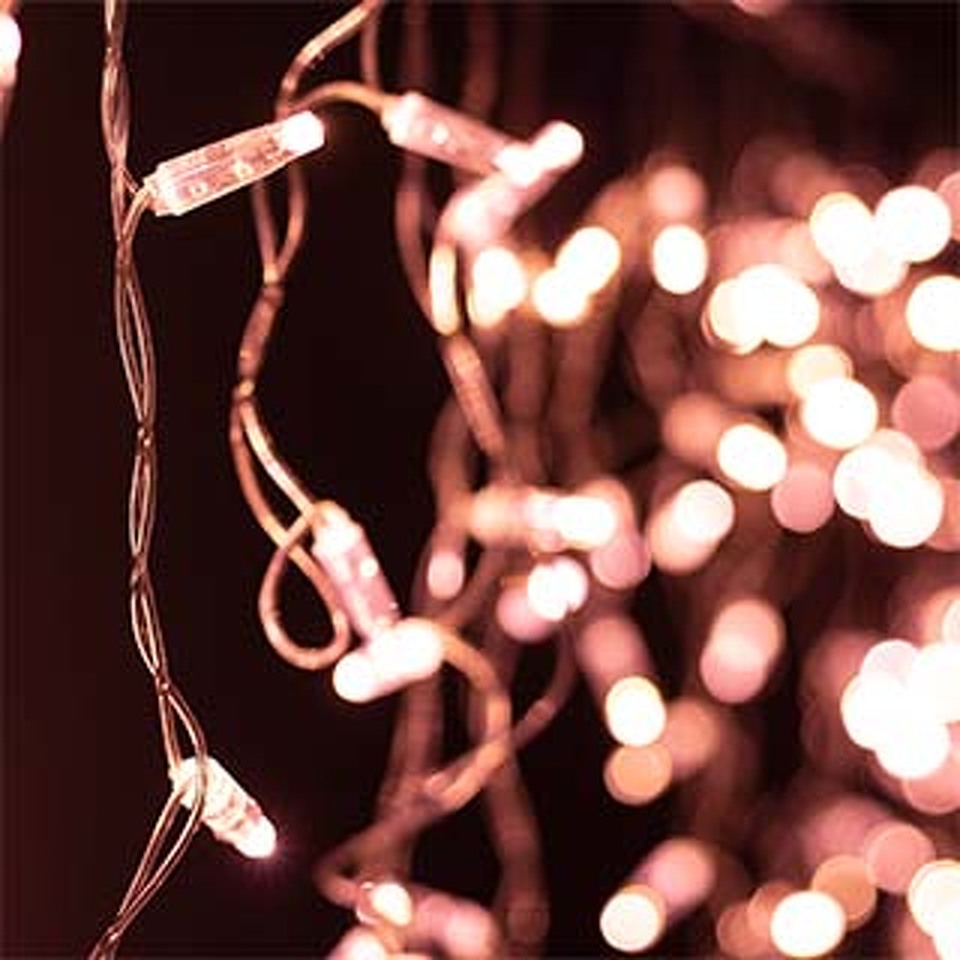 Фото №1  Ardecoled Светодиодная гирлянда ARD-EDGE-CLASSIC-2400x600-CLEAR-88LED-STD Rose Gold (230V, 6W) ( IP65)